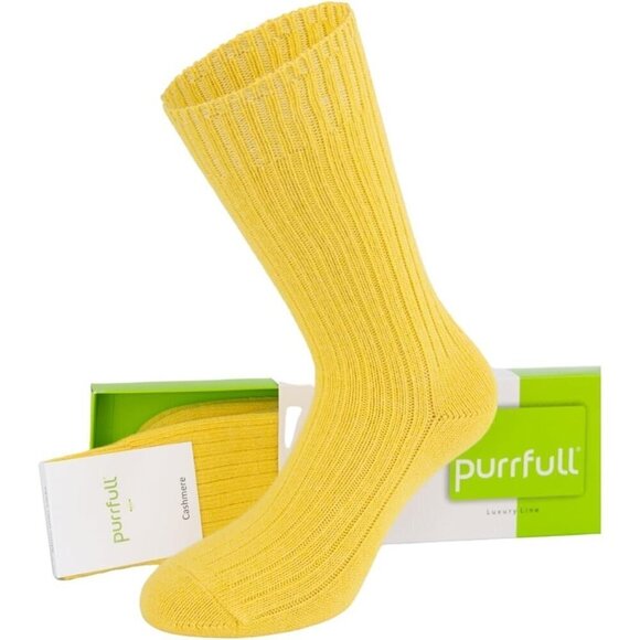 ⭐Women Giallo Winter Solid Socks Cashmere Socks Lady - Picture 1 of 9